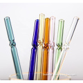 custom colored glass drinking straws